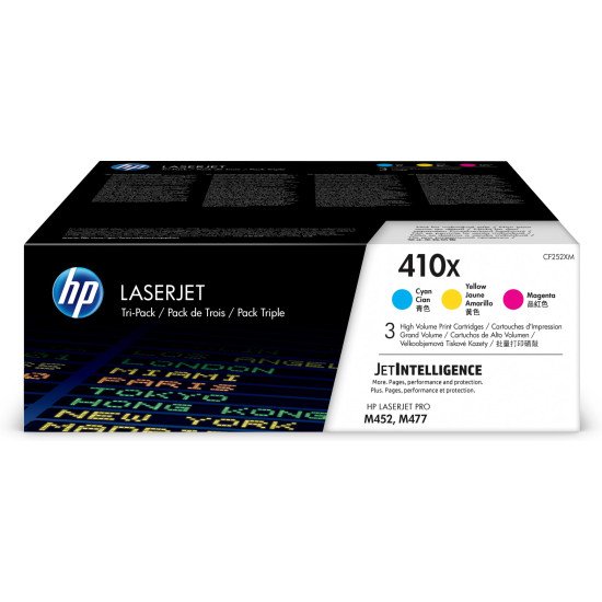 HP 410X Toner Original Cyan, Magenta, Jaune Multipack