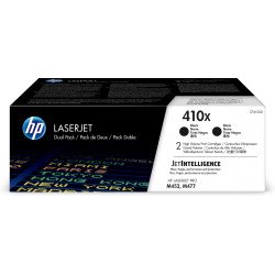 HP 410X Toner Original Noir 2 pièce(s) HP 410X Toner Original Noir 2 pièce(s)