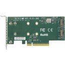 Supermicro AOC-SLG3-2M2 carte et adaptateur d'interfaces Interne M.2 Supermicro AOC-SLG3-2M2 carte et adaptateur d'interfaces Interne M.2