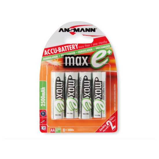 Ansmann 2500mAh AA maxE plus Hybrides nickel-métal (NiMH)