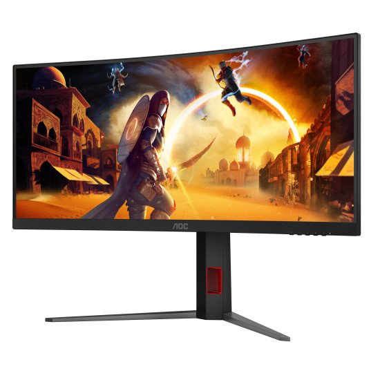 AOC G4 CU34G4Z écran PC 86,4 cm (34") 3440 x 1440 pixels Wide Quad HD LED Noir, Rouge AOC G4 CU34G4Z écran PC 86,4 cm (34") 3440 x 1440 pixels Wide Quad HD LED Noir, Rouge