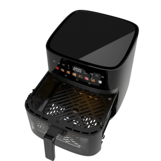 Cecotec Cecofry&Grill Duoheat 8000 Unique 8 L Autonome 2200 W Friteuse d'air chaud Noir