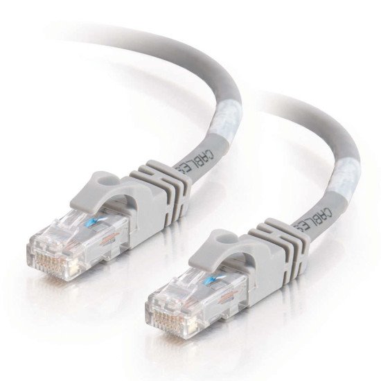 C2G 30m Cat6 550MHz Snagless Patch Cable câble de réseau Gris U/UTP (UTP)