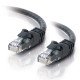 C2G 30m Cat6 Patch Cable câble de réseau Noir U/UTP (UTP)