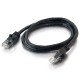 C2G 30m Cat6 Patch Cable câble de réseau Noir U/UTP (UTP)