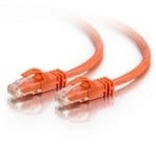 C2G Cat6 550MHz Snagless Patch Cable 0.5m câble de réseau Orange 0,5 m