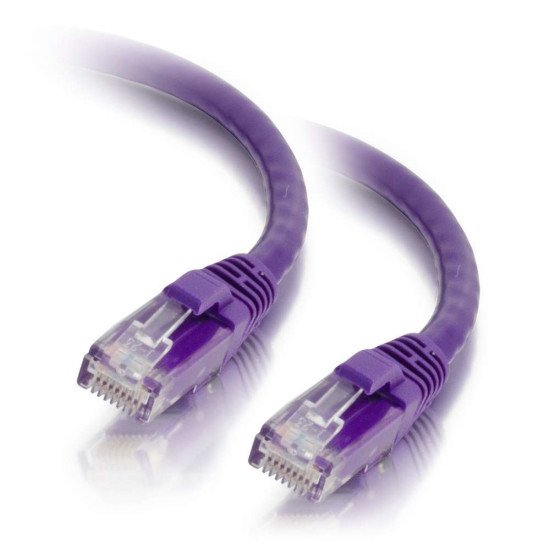 C2G Câble de raccordement réseau Cat5e avec gaine non blindé (UTP) de 1 M - Violet