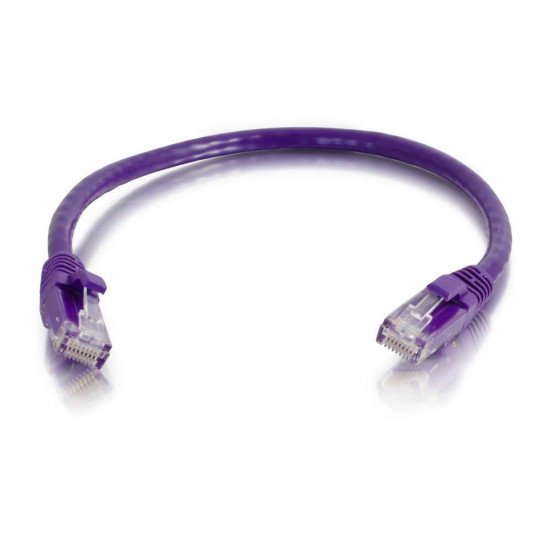C2G Câble de raccordement réseau Cat5e avec gaine non blindé (UTP) de 2 M - Violet