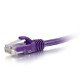 C2G Câble de raccordement réseau Cat5e avec gaine non blindé (UTP) de 2 M - Violet