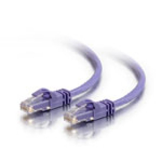 C2G Cat6 550MHz Snagless Patch Cable 1m câble de réseau Violet