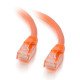 C2G Câble de raccordement réseau Cat5e avec gaine non blindé (UTP) de 1 M - Orange