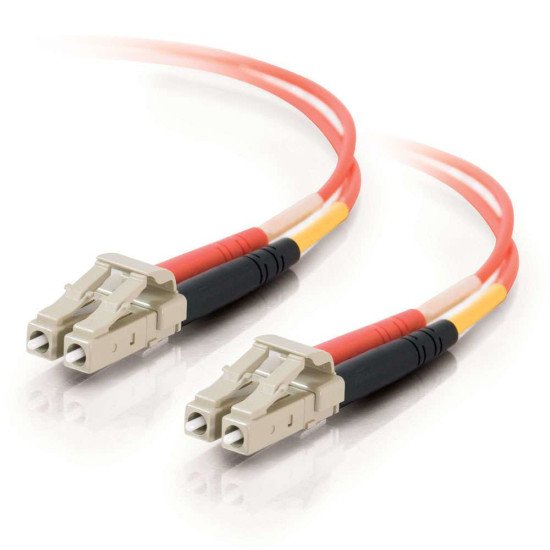 C2G 3m LC/LC LSZH Duplex 50/125 Multimode Fibre Patch Cable câble de fibre optique Orange