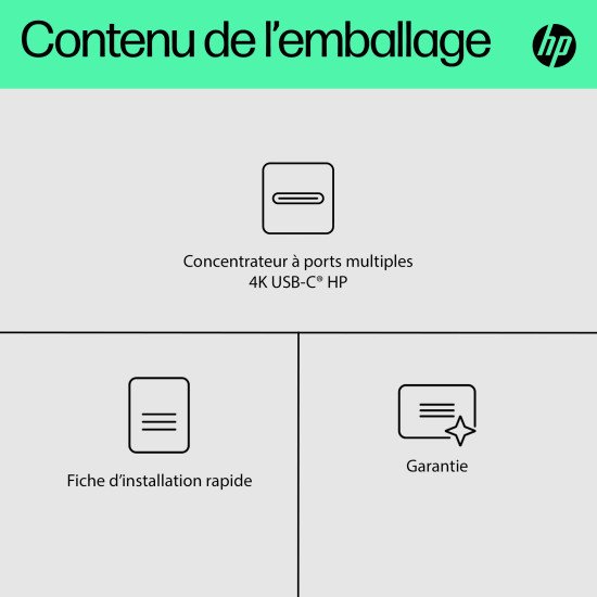 HP Concentrateur USB-C 4K