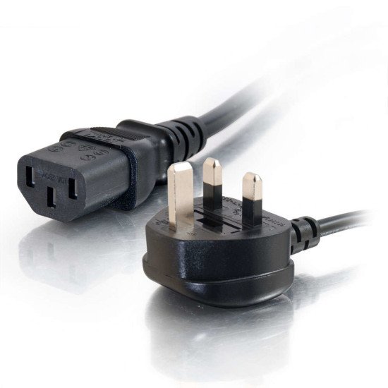 C2G 5m Power Cable Noir BS 1363 Coupleur C13