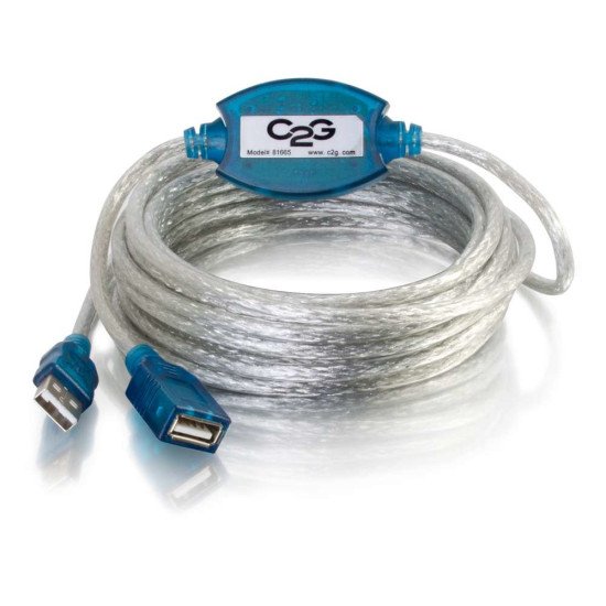 C2G 81665 câble USB 5 m 2.0 USB A Beige