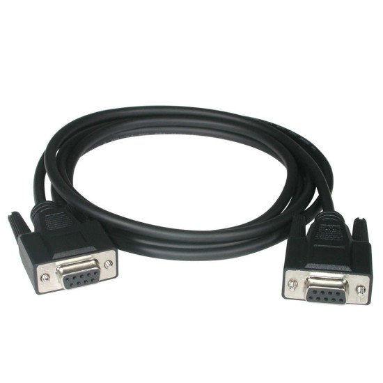 C2G Câble null modem DB9 F/F de 1 M - Noir
