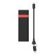 Verbatim 32261 Boîtier de disques de stockage Enceinte ssd Noir, Rouge M.2 Alimenté par port USB