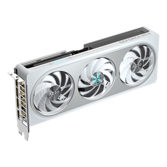 GIGABYTE GeForce RTX 5060 Ti AERO OC 16G Carte Graphique – 16 Go GDDR7, 128 bits, PCI-E 5.0, 2647MHz Fréquence du processeur, 3 x DisplayPort, 1 x HDMI, GV-N506TAERO OC-16GD