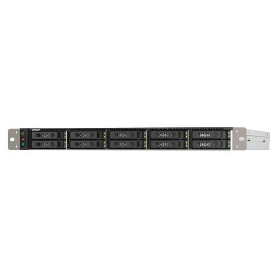 QNAP TS-h1090FU NAS Rack (1 U) EPYC 7302P 128 Go DDR4 0 To QuTS hero Noir, Gris QNAP TS-h1090FU NAS Rack (1 U) EPYC 7302P 128 Go DDR4 0 To QuTS hero Noir, Gris