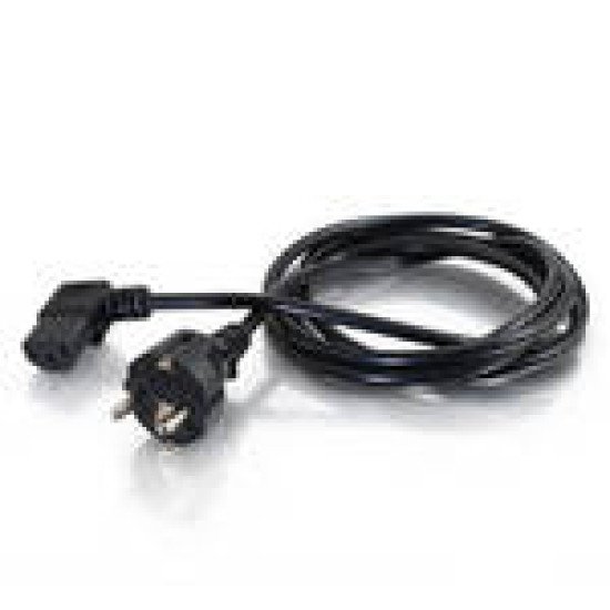 C2G 2m 90° Power Cord Noir