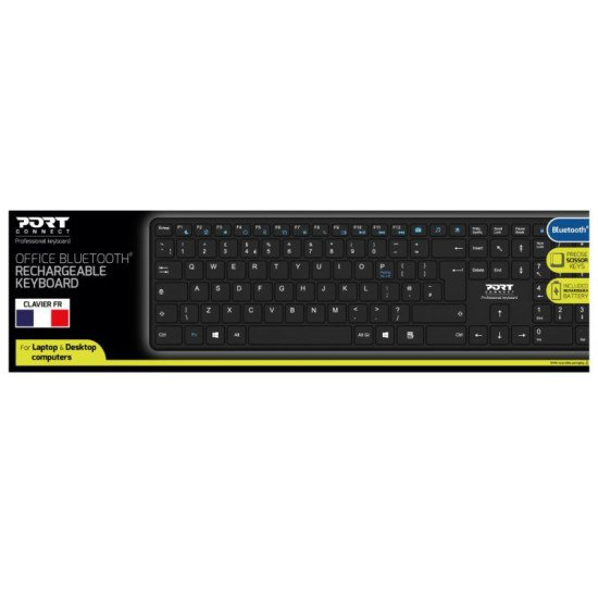 Port Designs 900903RBE clavier Maison Bluetooth Belge Noir Port Designs 900903RBE clavier Maison Bluetooth Belge Noir