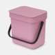 Brabantia Sort & Go 3 L Rectangulaire Plastique recyclé Rose
