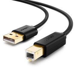 Ugreen 10350 câble USB 1,5 m USB 2.0 USB A USB B Noir Ugreen 10350 câble USB 1,5 m USB 2.0 USB A USB B Noir