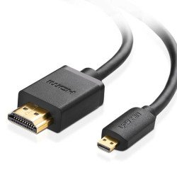 Ugreen 30104 câble HDMI 3 m HDMI Type D (Micro) HDMI Type A (Standard) Noir Ugreen 30104 câble HDMI 3 m HDMI Type D (Micro) HDMI Type A (Standard) Noir