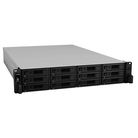 Synology RX1217sas boîtier de disques Rack (2 U) Noir