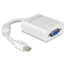 DeLOCK Adaptateur & connecteur mini Displayport / VGA FM mini Displayport 20-pin M VGA 15-pin FM DeLOCK Adaptateur & connecteur mini Displayport / VGA FM mini Displayport 20-pin M VGA 15-pin FM
