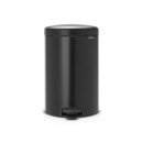 Brabantia 114106 poubelle 20 L Rond Noir