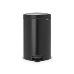 Brabantia 114106 poubelle 20 L Rond Noir Brabantia 114106 poubelle 20 L Rond Noir