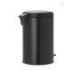 Brabantia 114106 poubelle 20 L Rond Noir