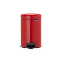 Brabantia 112140 poubelle 3 L Rond Rouge Brabantia 112140 poubelle 3 L Rond Rouge
