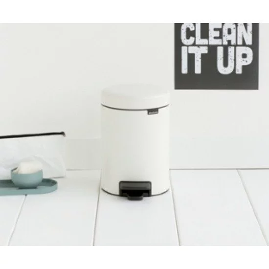 Brabantia 112126 poubelle 3 L Rond Blanc Brabantia 112126 poubelle 3 L Rond Blanc