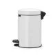 Brabantia 112126 poubelle 3 L Rond Blanc Brabantia 112126 poubelle 3 L Rond Blanc