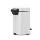 Brabantia 112126 poubelle 3 L Rond Blanc