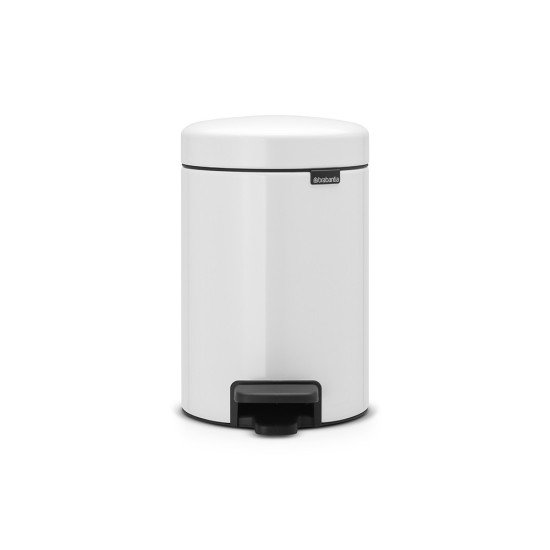 Brabantia 112126 poubelle 3 L Rond Blanc