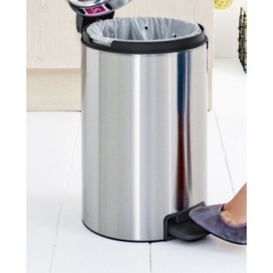 Brabantia 112041 poubelle 12 L Rond Acier inoxydable