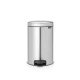 Brabantia 112041 poubelle 12 L Rond Acier inoxydable