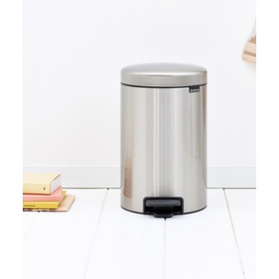 Brabantia 112041 poubelle 12 L Rond Acier inoxydable