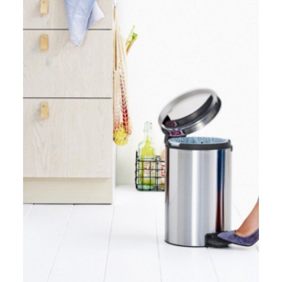 Brabantia 112041 poubelle 12 L Rond Acier inoxydable