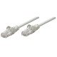 Intellinet Câble patch réseau Cat6A, 0,25 m, gris, cuivre, S/FTP, LSOH/LSZH, PVC, RJ45, contacts plaqués or, anti-accroc, avec manchon, garantie à vie