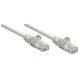 Intellinet Câble patch réseau Cat6A, 0,25 m, gris, cuivre, S/FTP, LSOH/LSZH, PVC, RJ45, contacts plaqués or, anti-accroc, avec manchon, garantie à vie
