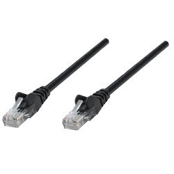 Intellinet Câble patch réseau Cat6A, 20 m, noir, cuivre, S/FTP, LSOH/LSZH, PVC, RJ45, contacts plaqués or, anti-accroc, avec manchon, garantie à vie
