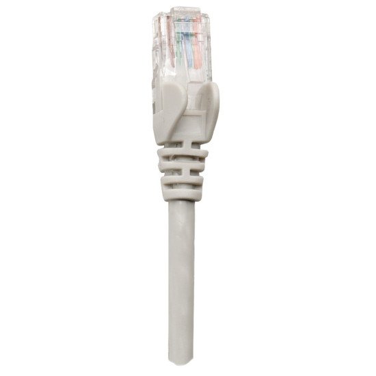Intellinet Câble patch réseau Cat6A, 20 m, gris, cuivre, S/FTP, LSOH/LSZH, PVC, RJ45, contacts plaqués or, anti-accroc, avec manchon, garantie à vie