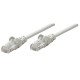 Intellinet Câble patch réseau Cat6A, 20 m, gris, cuivre, S/FTP, LSOH/LSZH, PVC, RJ45, contacts plaqués or, anti-accroc, avec manchon, garantie à vie