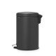 Brabantia 114182 poubelle 20 L Rond Plastique Gris