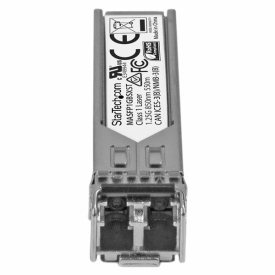 StarTech.com Module de transceiver SFP 1000Base-SX à fibre optique Gb - Compatible Cisco Meraki MA-SFP-1GB-SX - Multimode LC - 550 m