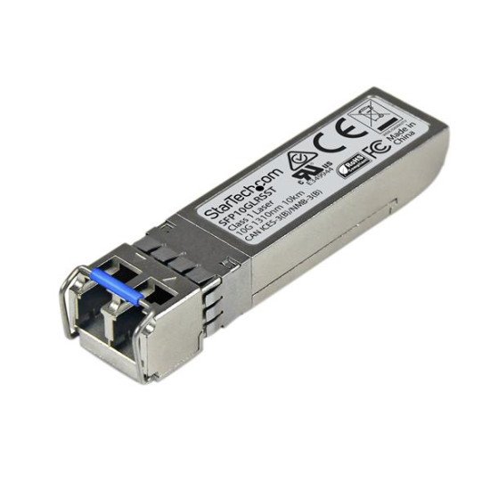 StarTech.com Module de transceiver SFP+ à fibre optique 10 Gigabit - Compatible Cisco SFP-10G-LR-S - Monomode LC - 10 km